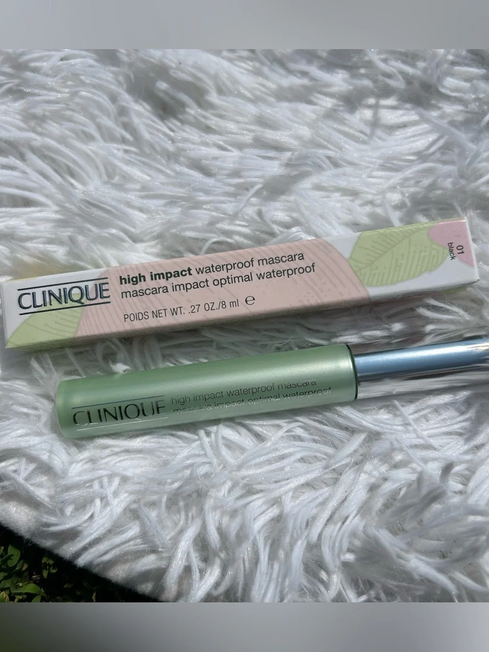 Clinique High Impact Waterproof Mascara - 01 Black - Full Size NEW